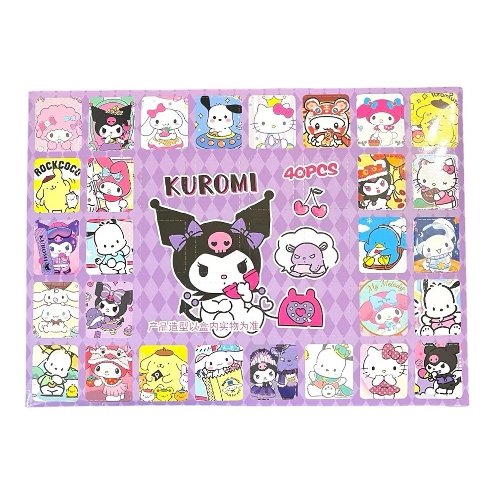 Kuromi Sticker Set - 40 Pieces